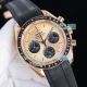 Swiss Replica Omega Speedmaster Moonwatch Rose Gold Case Black Rubber Strap 42mm Watch (6)_th.jpg